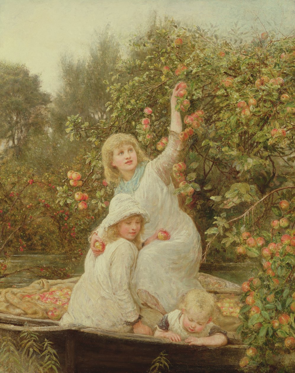 Recogiendo Manzanas de Frederick Morgan