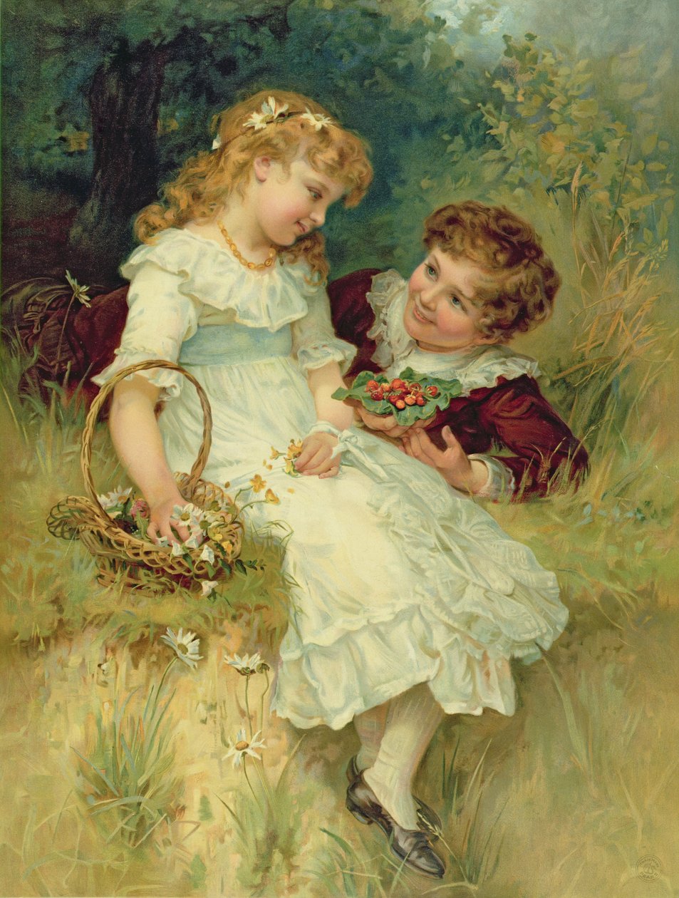 Enamorados, del Pears Annual, 1905 de Frederick Morgan