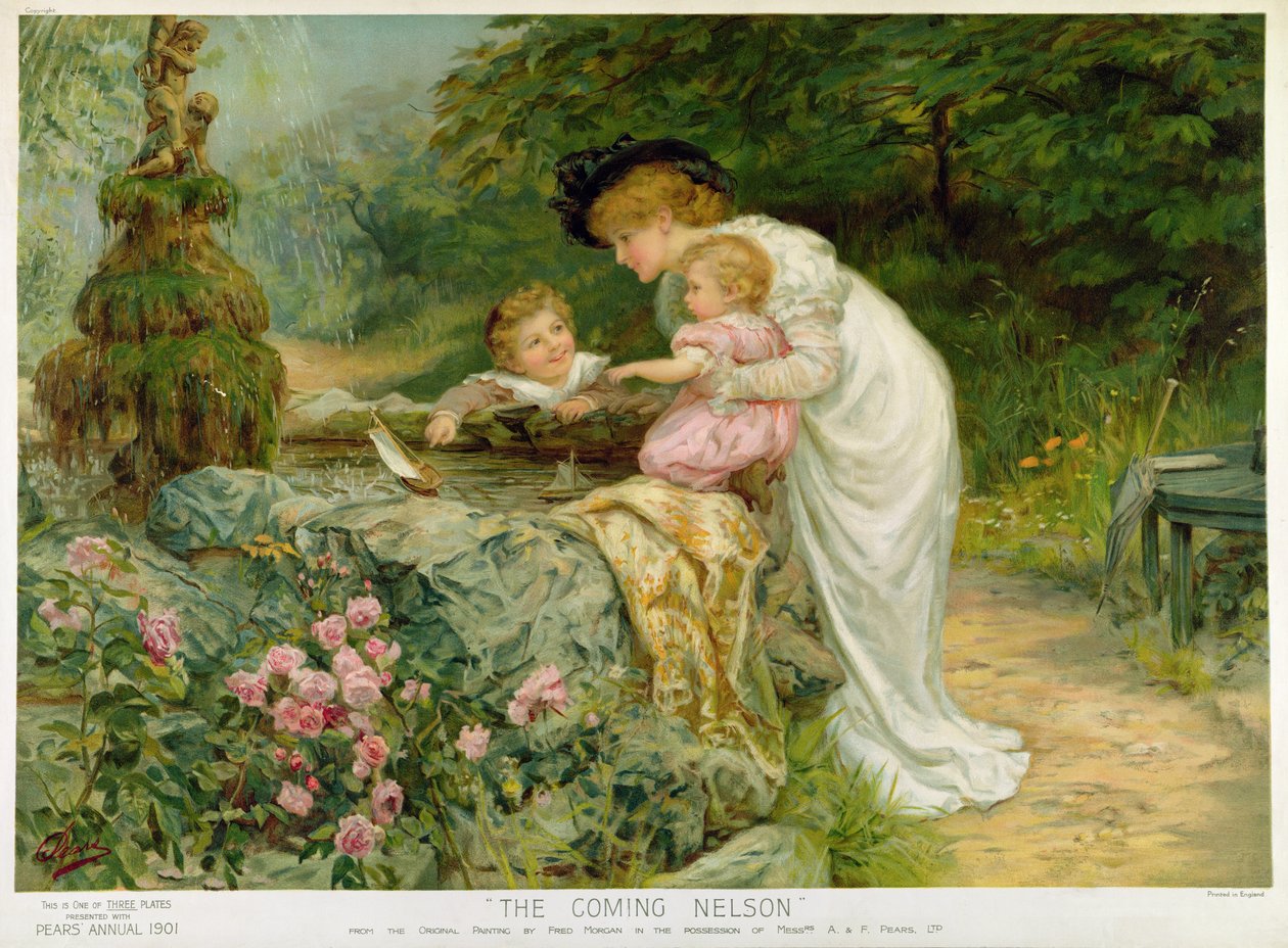 El próximo Nelson, del Pears Annual, 1901 de Frederick Morgan