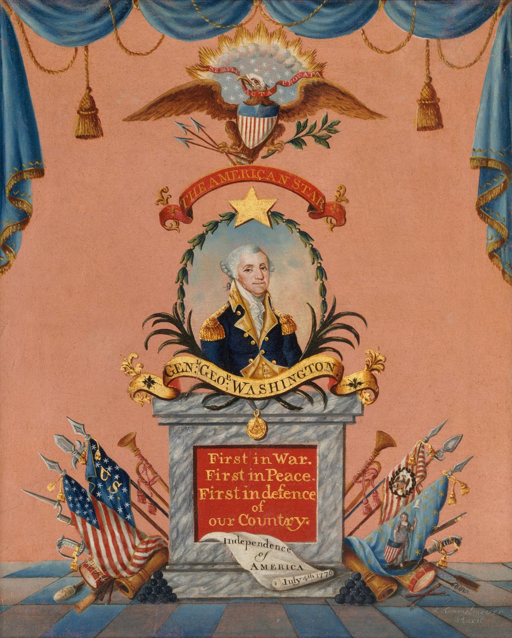 La estrella americana (George Washington) de Frederick Kemmelmeyer