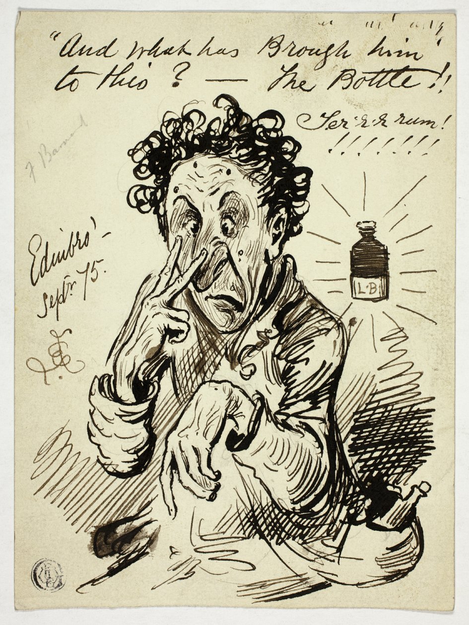 ¿Y qué lo ha llevado a esto?-¡La botella! de Frederick Barnard