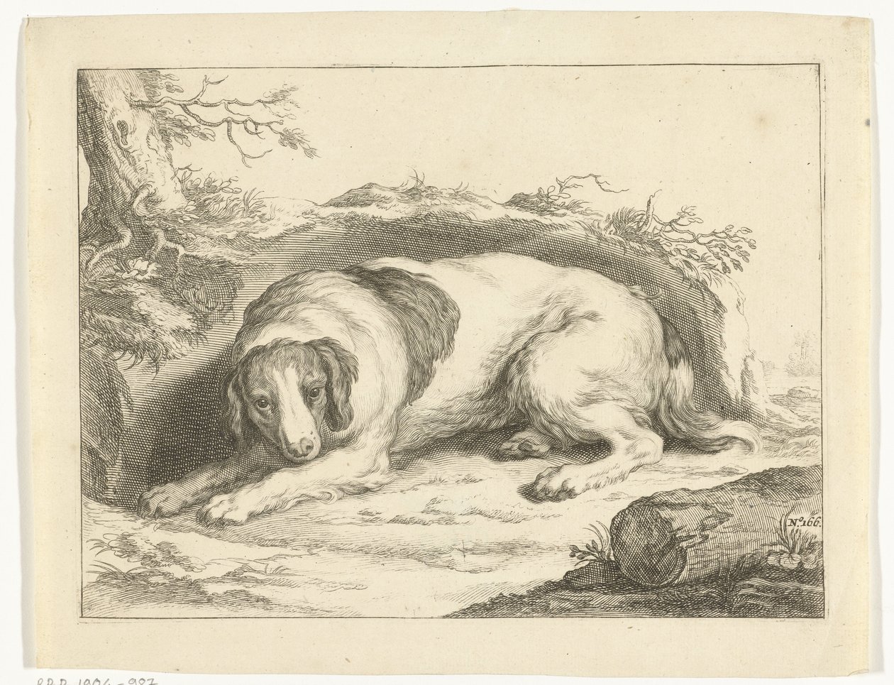 spaniel Cuaderno de dibujo de Abraham Bloemaert (título de la serie) de Frederick Bloemaert