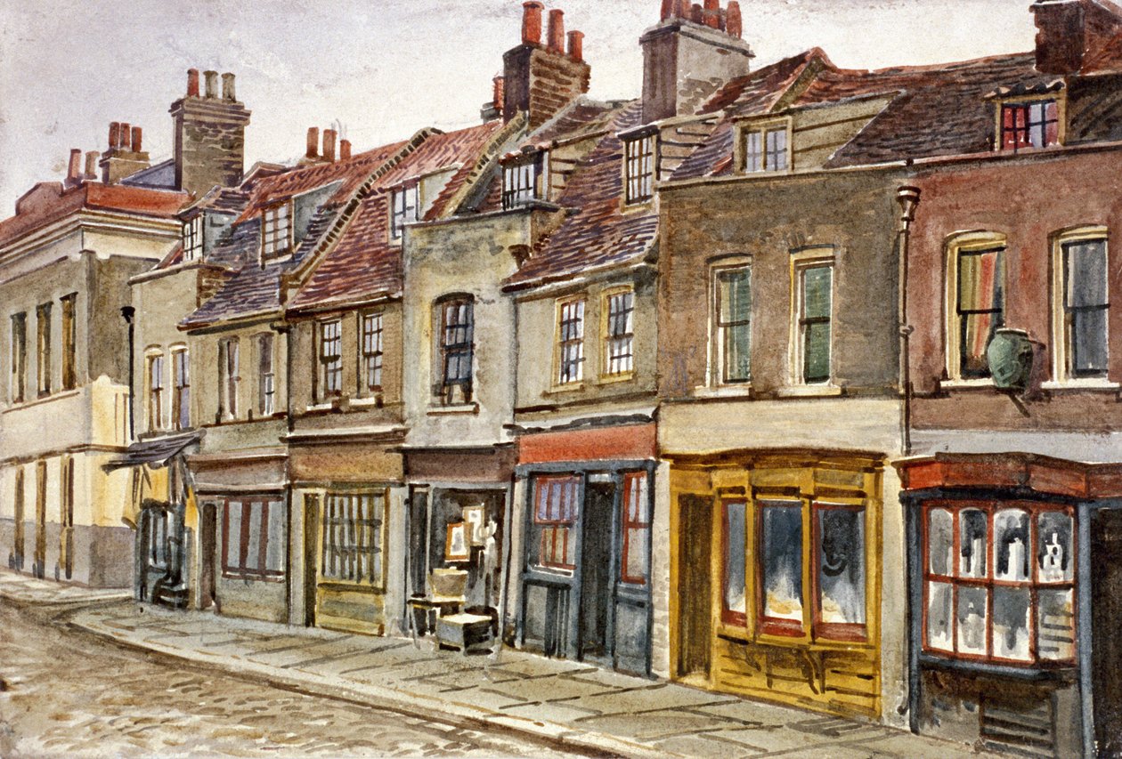 Calle Cable, Stepney, Londres, c1830 de Frederick Calvert