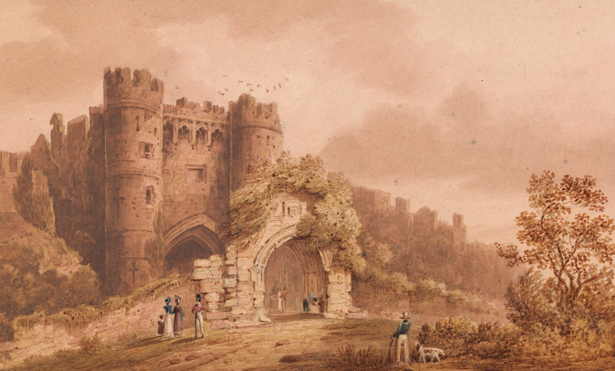 Castillo de Carisbrook, Isla de Wight de Frederick Calvert