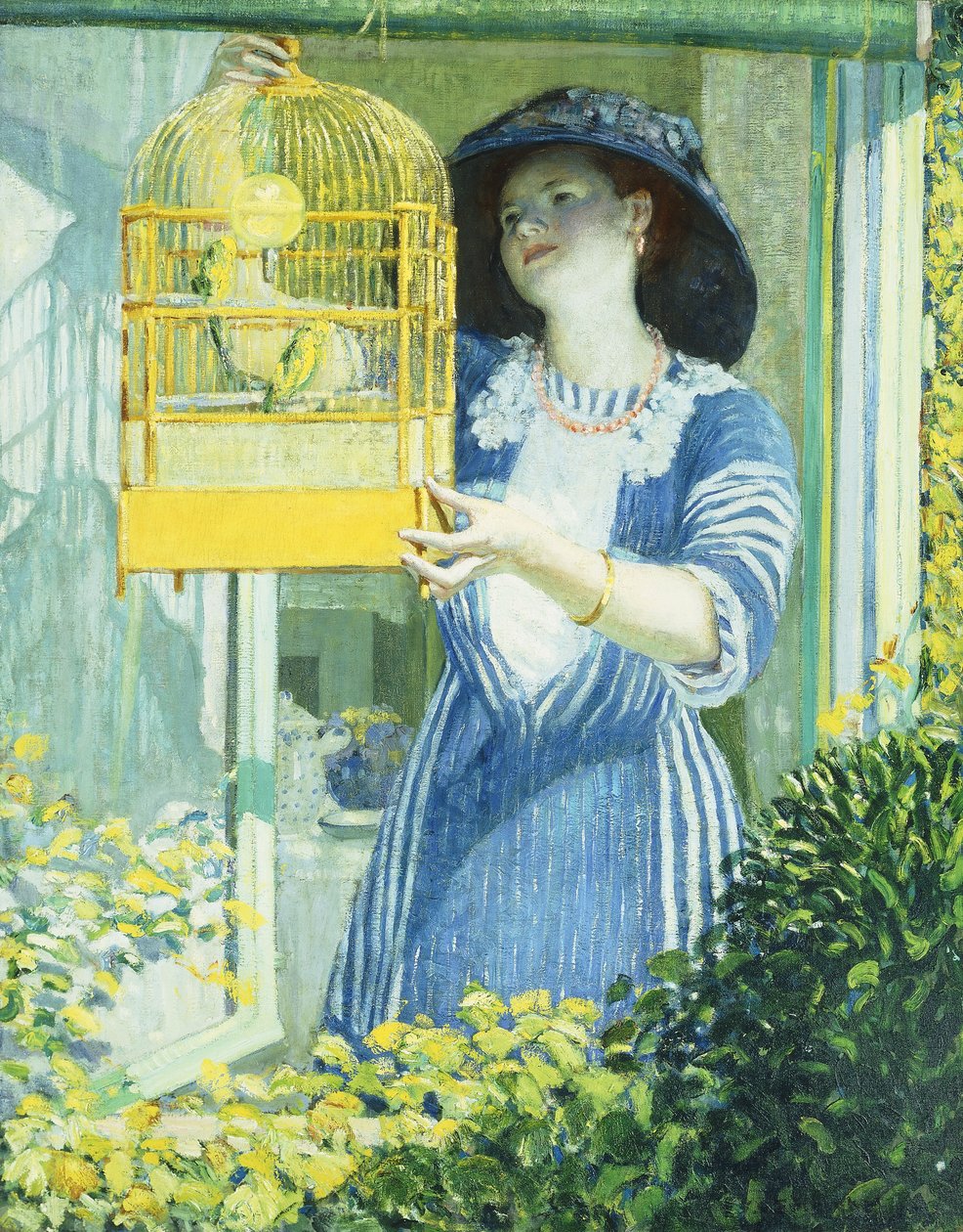 La ventana abierta de Frederick Carl Frieseke