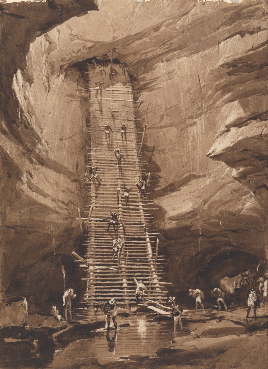 Pozo en Bolonchén, Yucatán de Frederick Catherwood