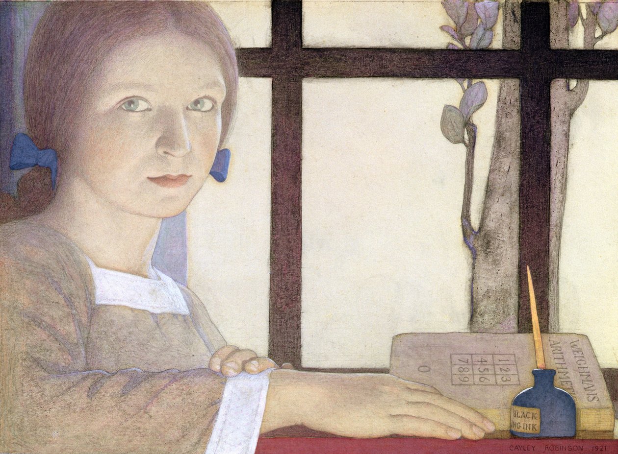 Hora de la lección de Frederick Cayley Robinson