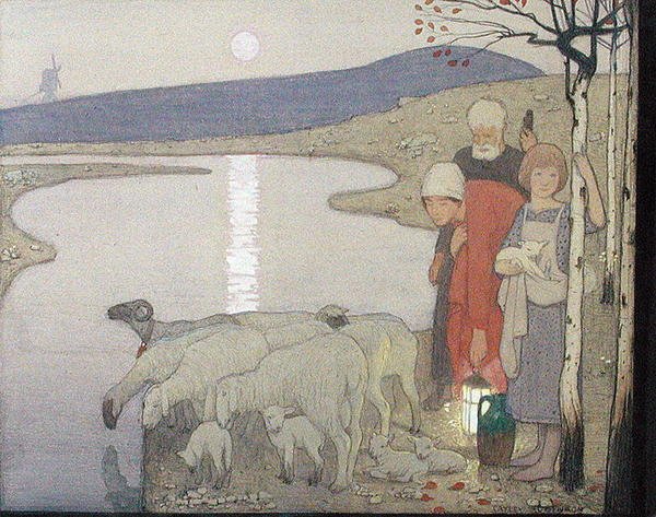 Pastoral, c.1923 de Frederick Cayley Robinson