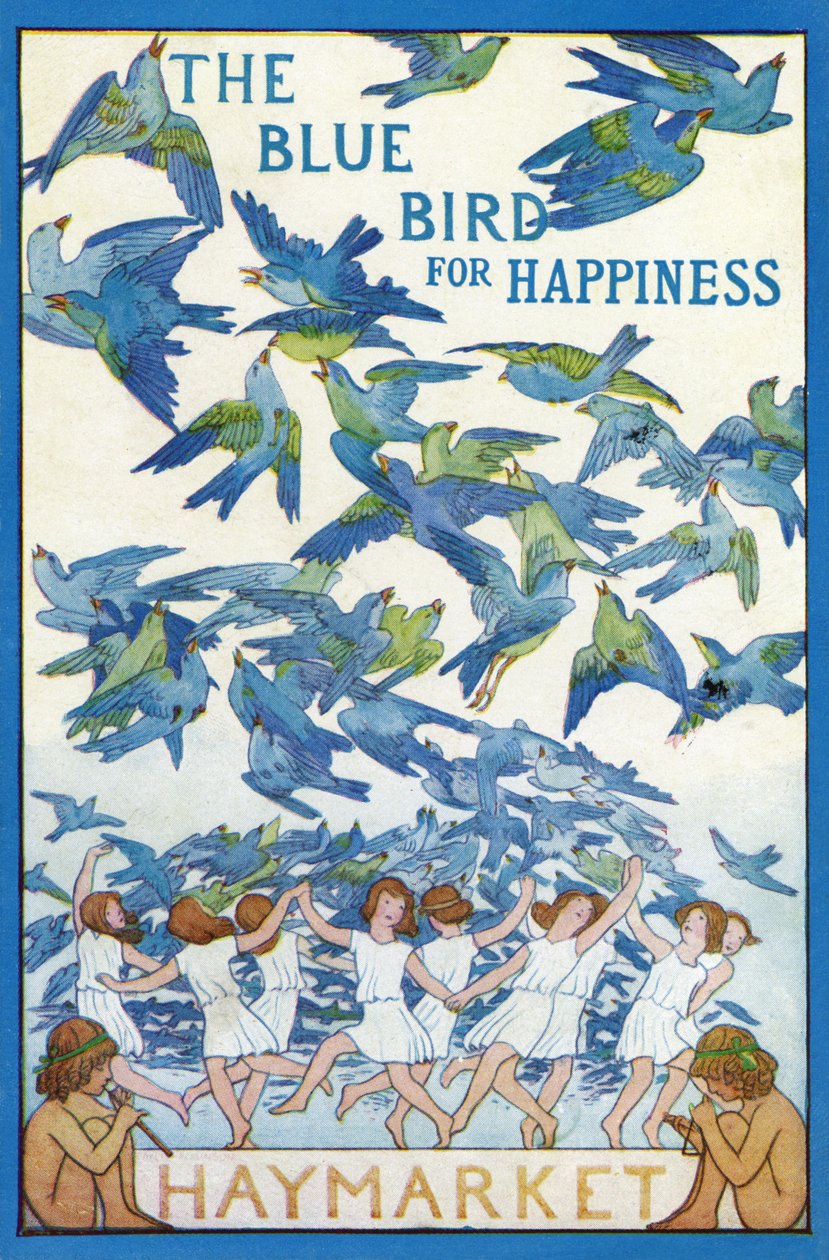 El pájaro azul de la felicidad de Frederick Cayley Robinson