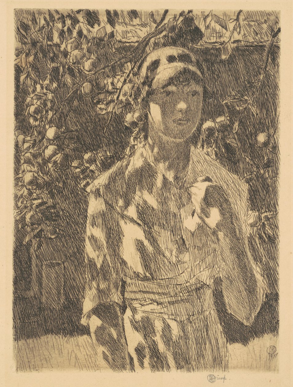 Helen Burke, 1917 de Frederick Childe Hassam