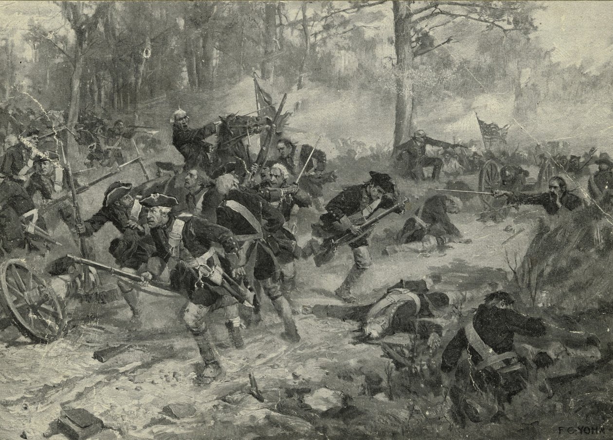 La Batalla de Eutaw Springs, 1903 de Frederick Coffay Yohn