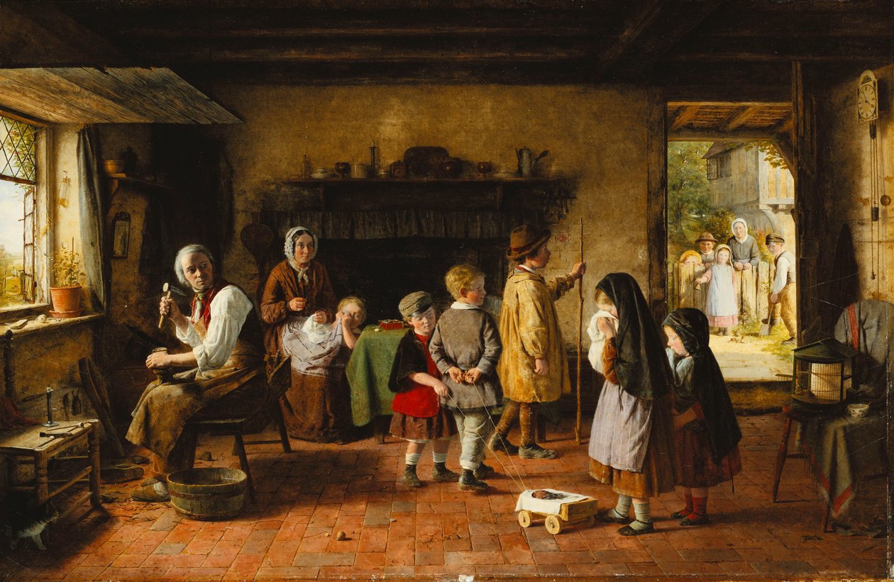 Tristeza temprana, 1861 de Frederick Daniel Hardy