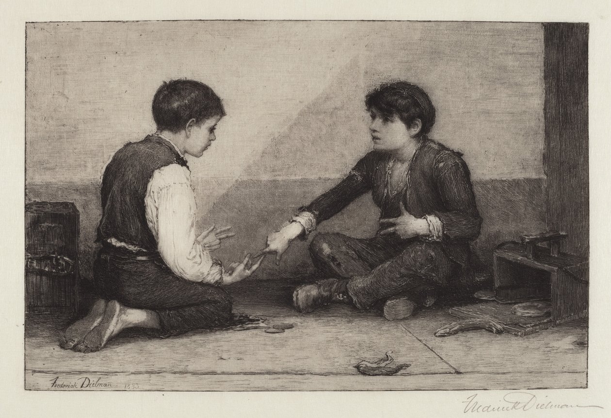 Los jugadores de Mora de Frederick Dielman