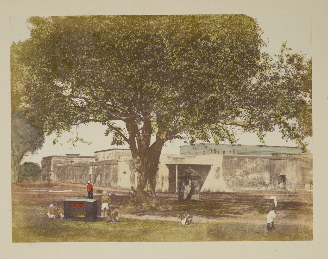 Cárcel, Calcuta.Fotógrafo: Fiebig, Frederick c 1851-1852 Vistas de Calcuta y distritos circundantes. de Frederick Fiebig