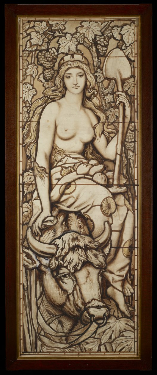 Tierra, de la serie Los Cuatro Elementos, c.1888-89 de Frederick G. Smith