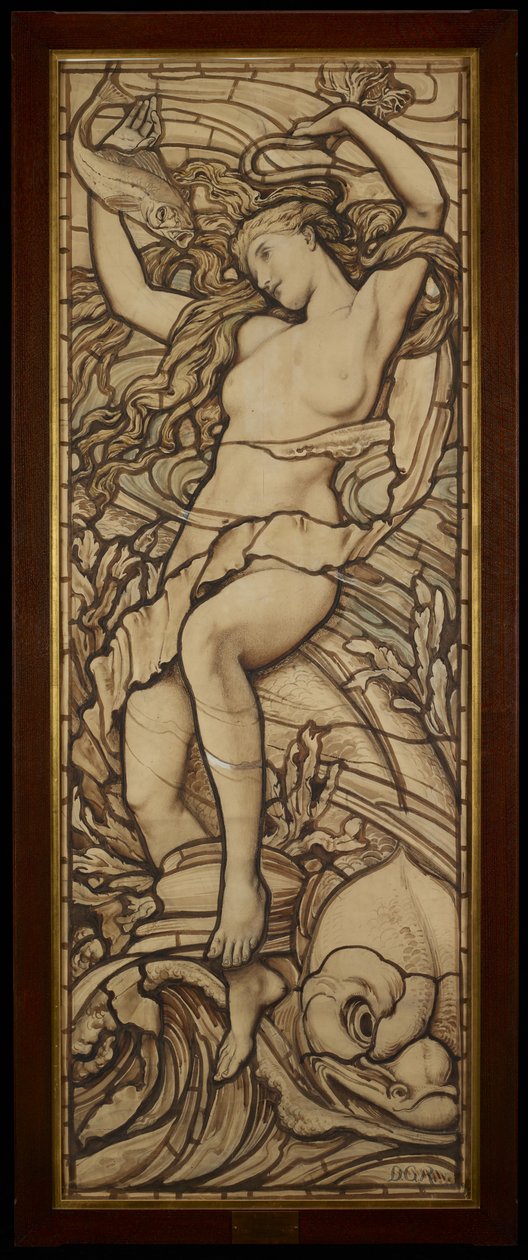 Agua, de la serie "Los Cuatro Elementos", c.1888-89 de Frederick G. Smith