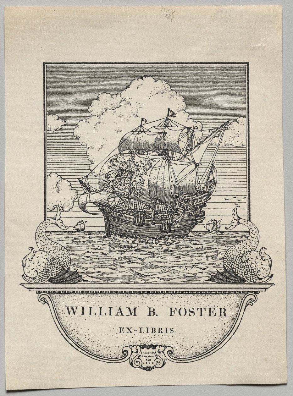 Exlibris: William B. Foster de Frederick Garrison Hall
