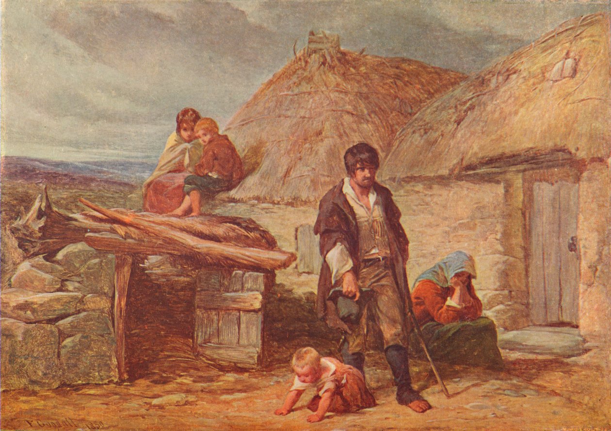 Un desalojo irlandés de Frederick Goodall