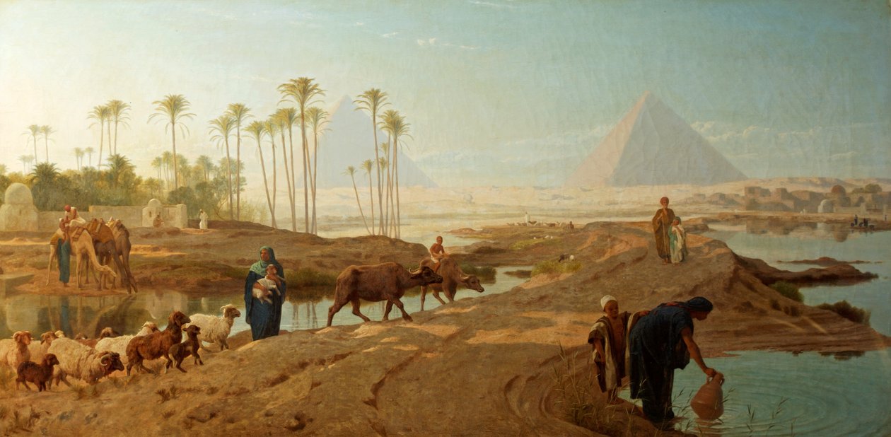 Desviación del Nilo de Frederick Goodall