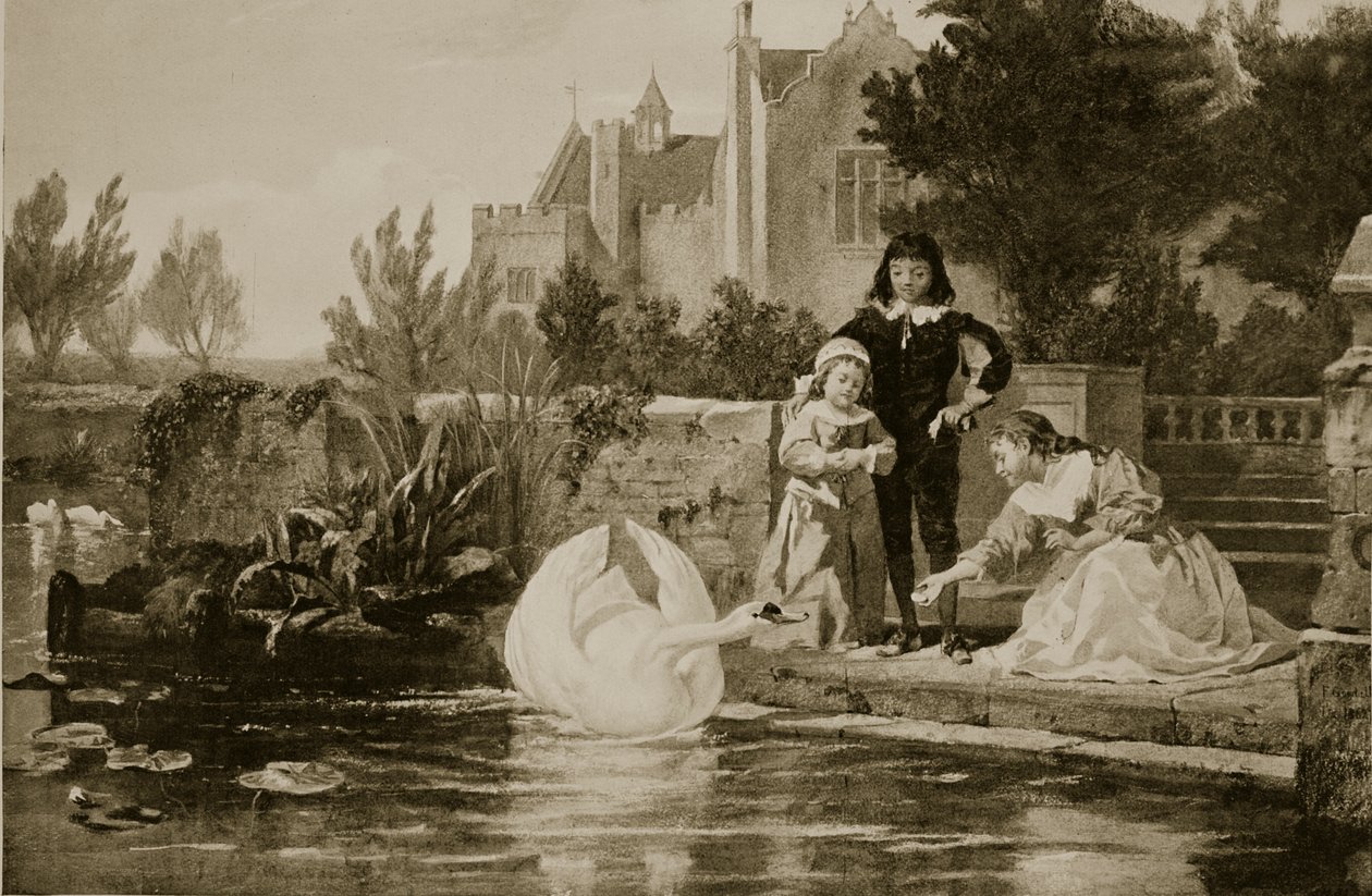 Los hijos de Carlos I, ilustración de 
