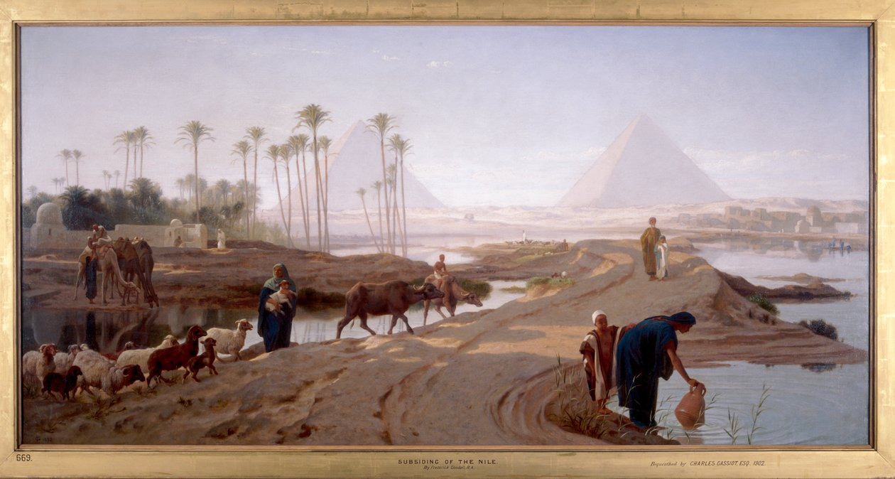 La bajada del Nilo de Frederick Goodall
