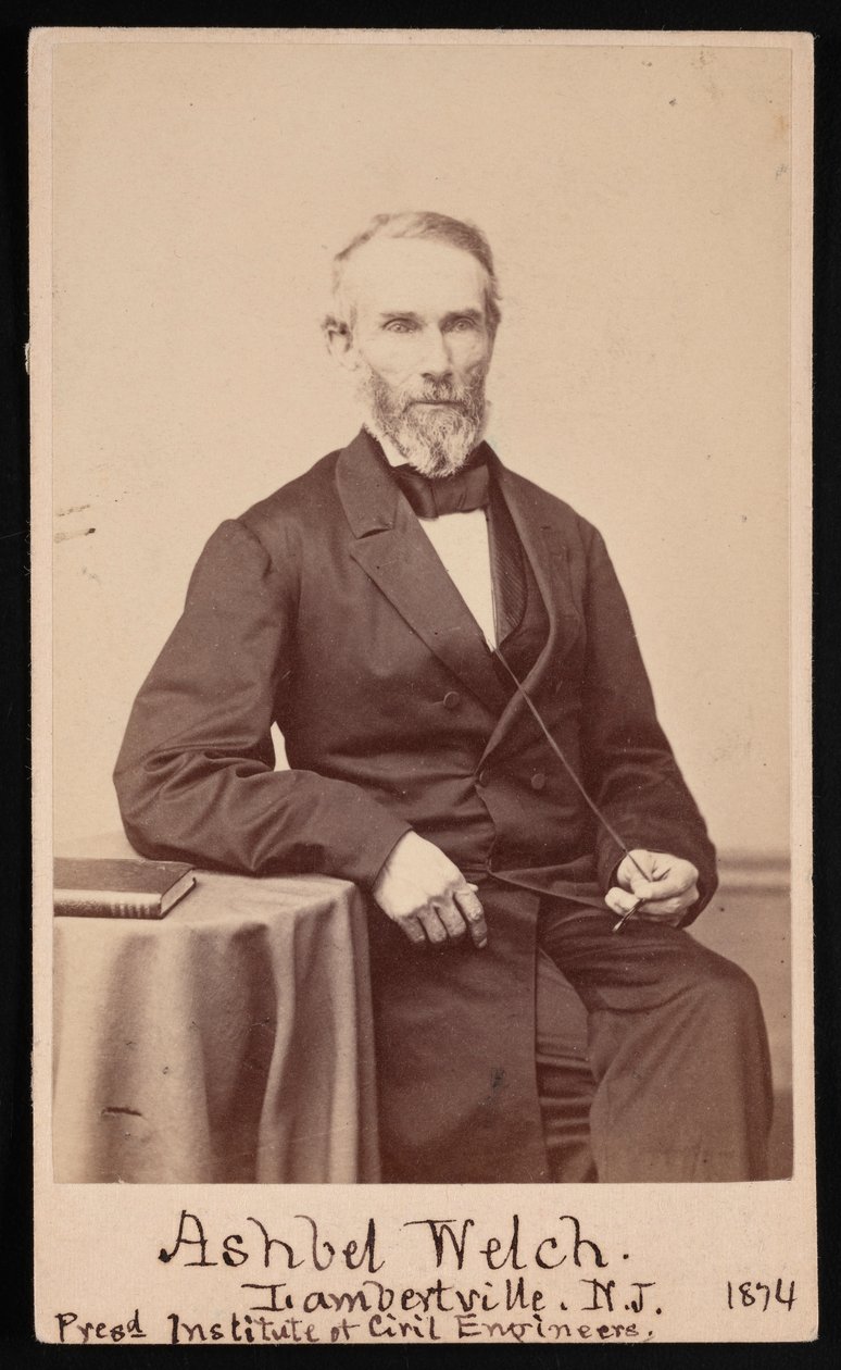 Retrato de Ashbel Welch 1809-1882, mayo 1874 de Frederick Gutekunst