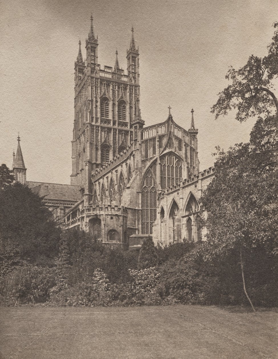 Catedral de Gloucester desde el sureste de Frederick Henry Evans