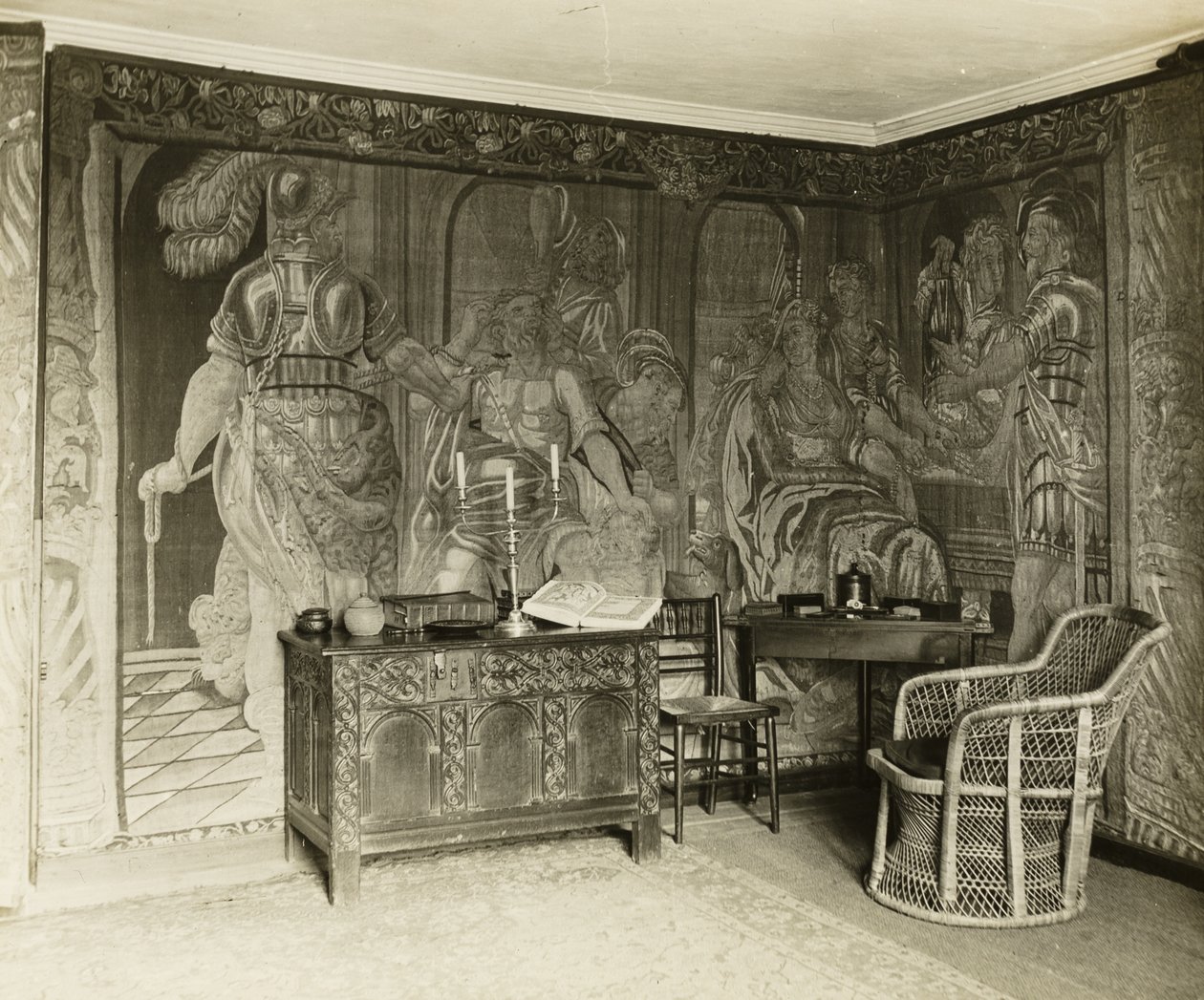 Mansión Kelmscott: En la Sala de Tapices de Frederick H. Evans