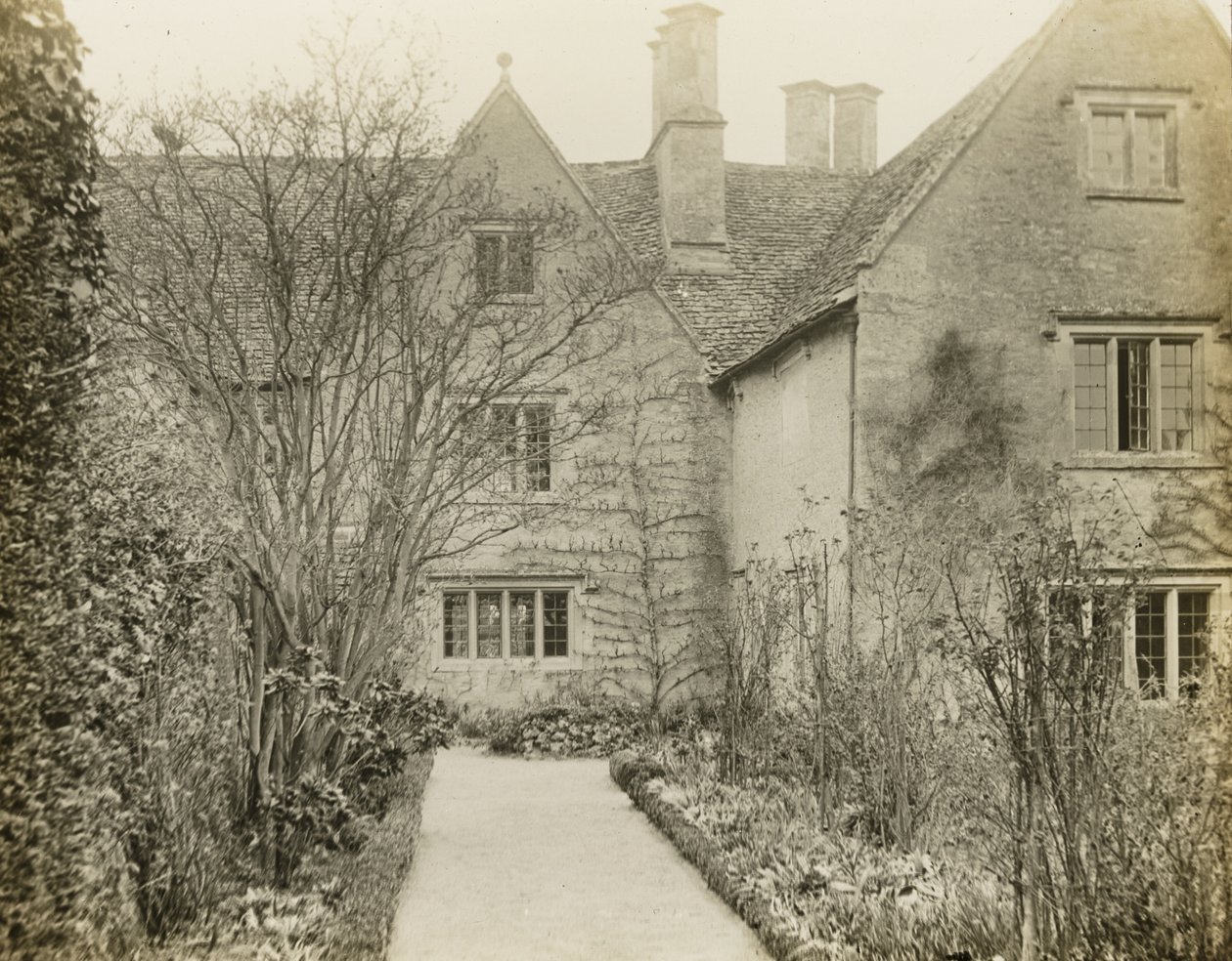 Kelmscott Manor: La fachada del jardín de Frederick H. Evans