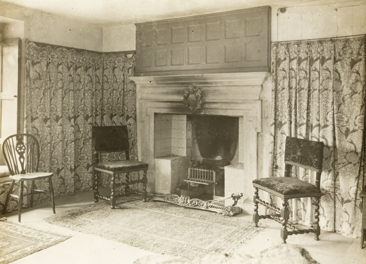 Kelmscott Manor: La Sala Verde de Frederick H. Evans