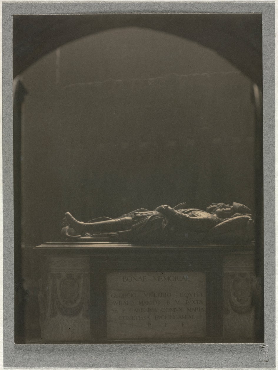 Abadía de Westminster, tumba de Sir Georges Villiers de Frederick Henry Evans
