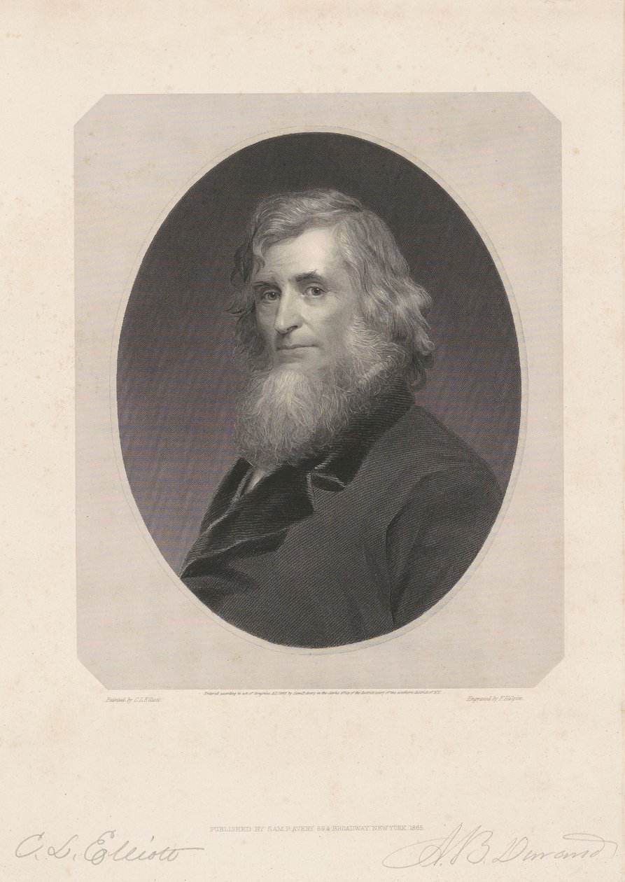 Asher B. Durand de Frederick Halpin, after Charles Loring Elliott
