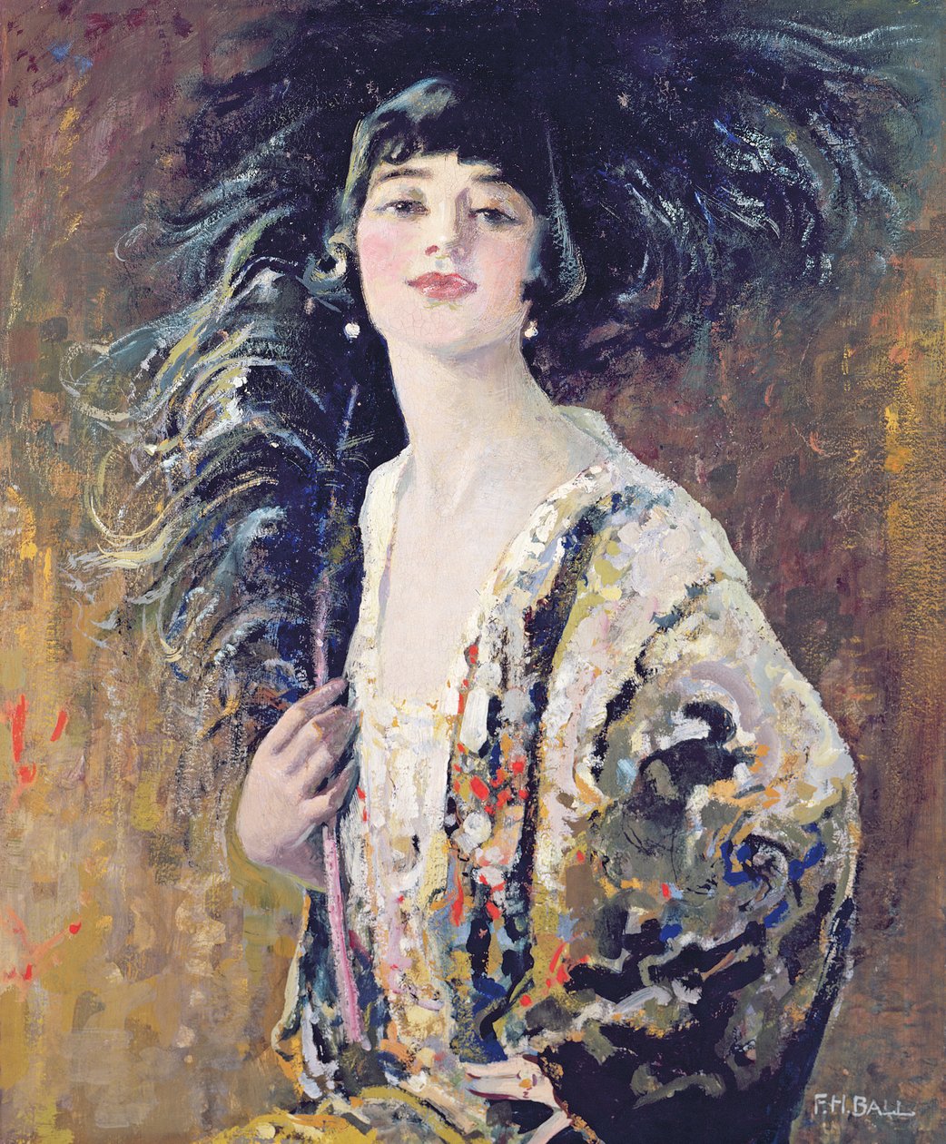 El Abanico Negro, 1929 de Frederick Hammersley Ball