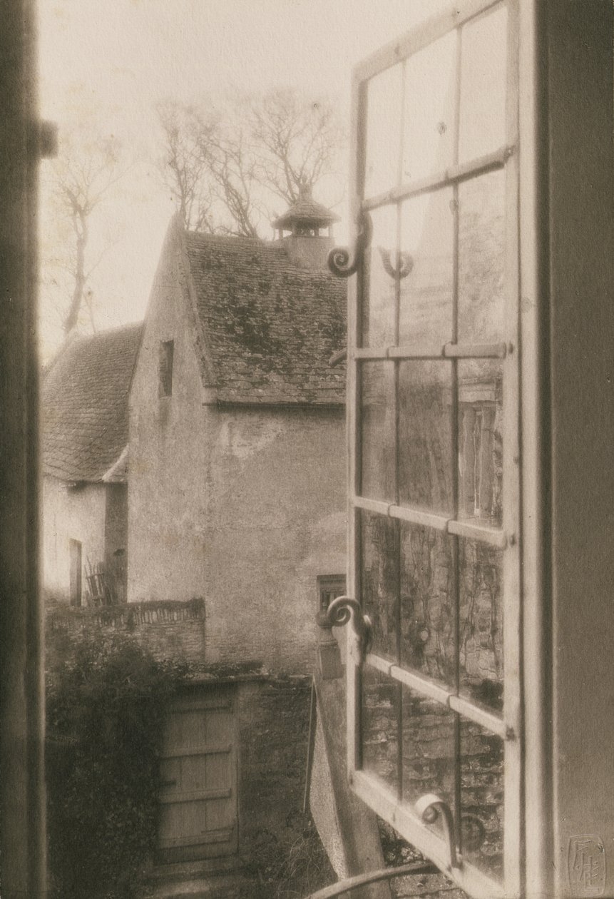 Desde una ventana en Kelmscott Manor, 1896 de Frederick Henry Evans