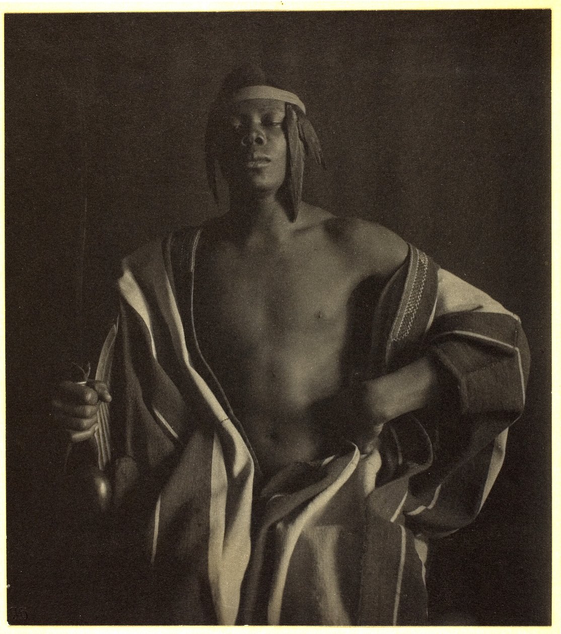 Un jefe etíope, 1897, impreso c.1902 de Frederick Holland Day