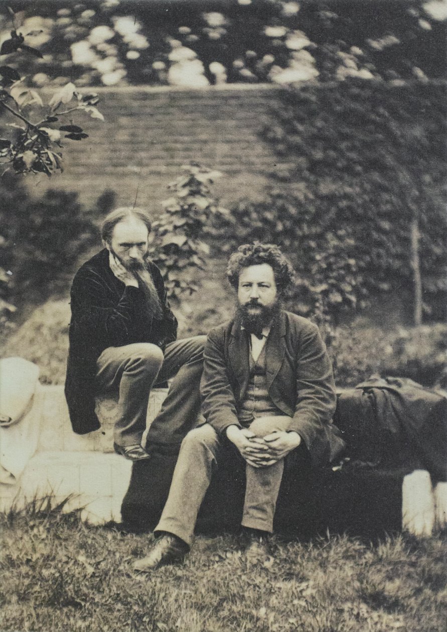 Edward Burne Jones y William Morris, galería William Morris, Londres (fotografía) de Frederick Hollyer