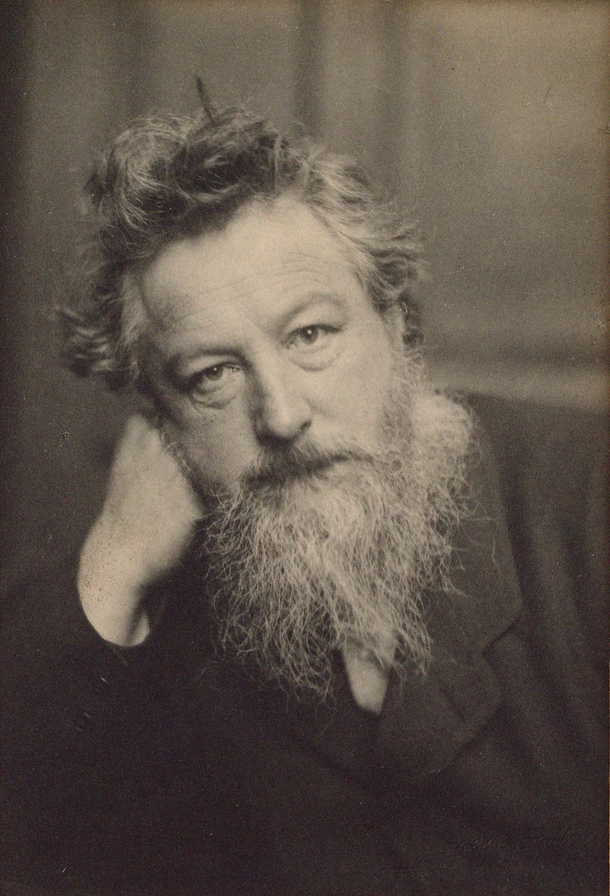 Retrato de William Morris 1834-1896 de Frederick Hollyer