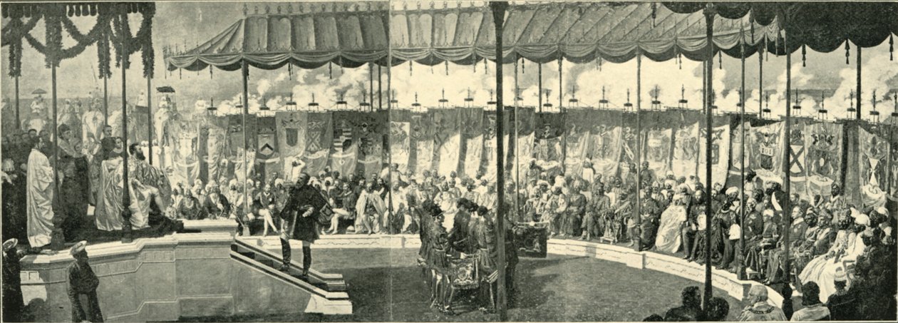 La Asamblea Imperial en Delhi, 1877, 1901 de Frederick Hollyer
