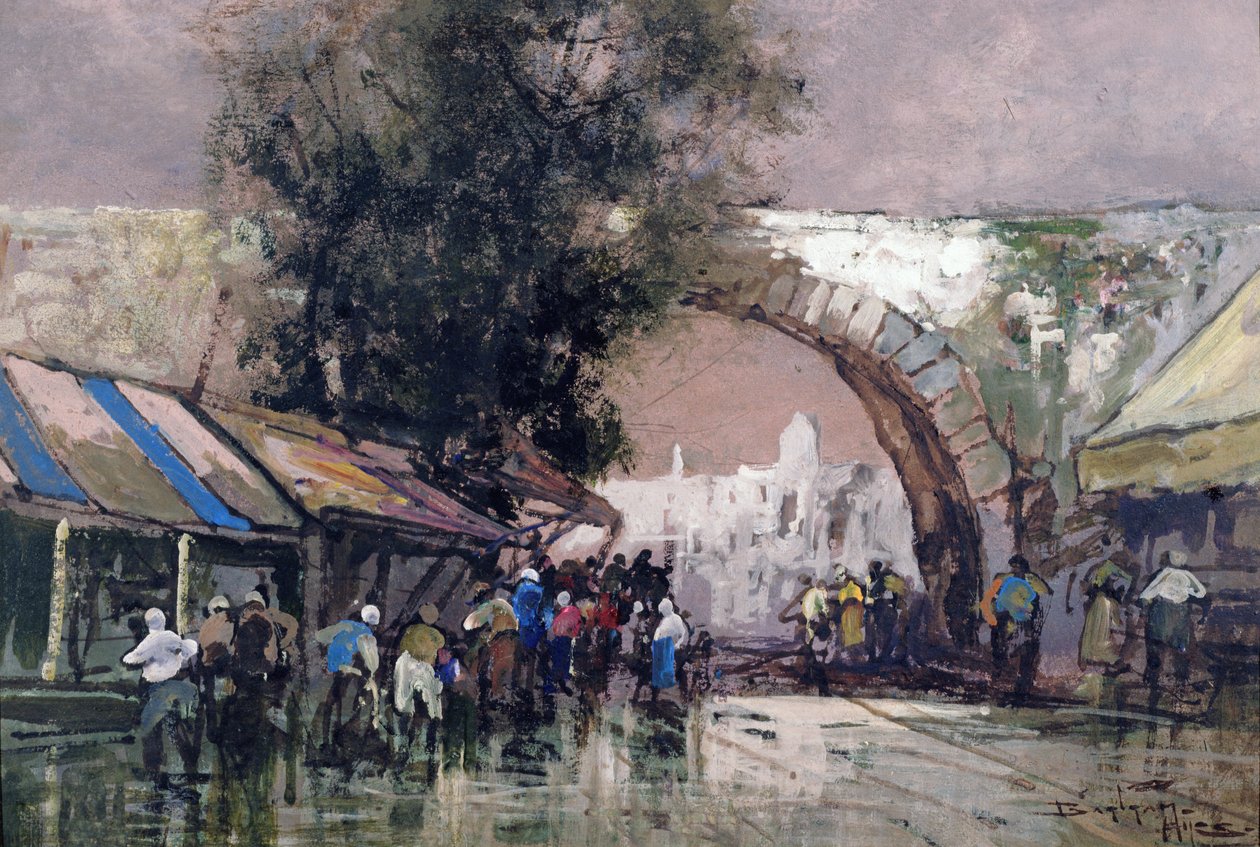 En los bulliciosos lugares de los hombres, 1915 de Frederick Johnn Hiles