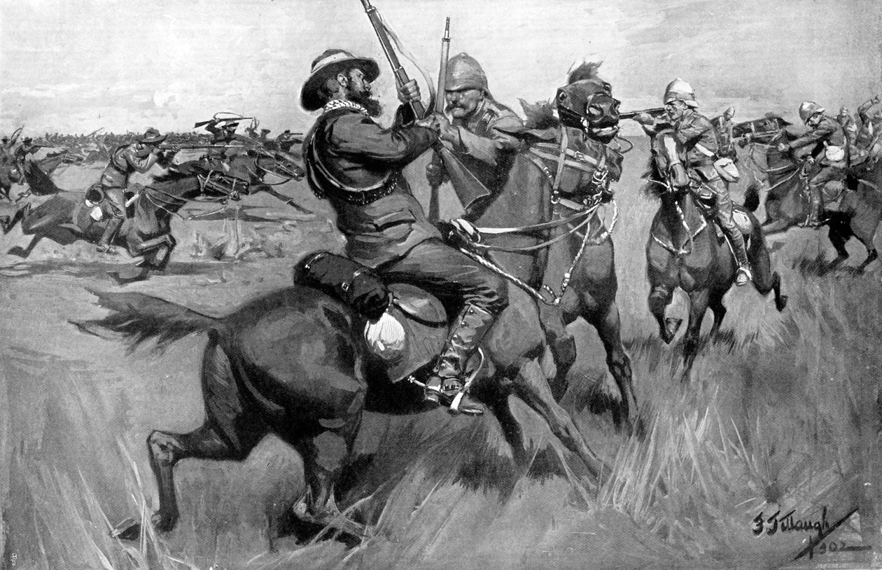 Batalla del Río Sangriento, Segunda Guerra Bóer, 17 de septiembre de 1901 de Frederick Judd Waugh