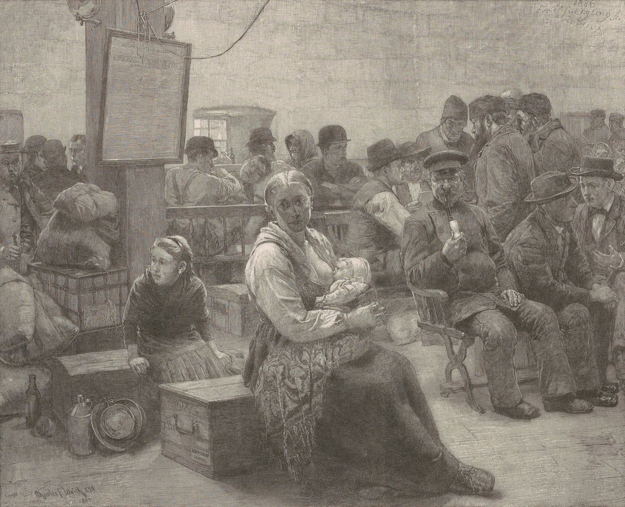 En la tierra prometida de Frederick Juengling, after Charles Frederic Ulrich