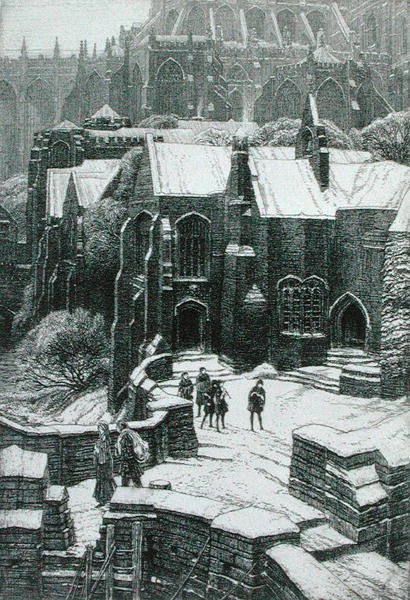 El Almonry, Chipping Campden 1925 de Frederick Landseer Maur Griggs