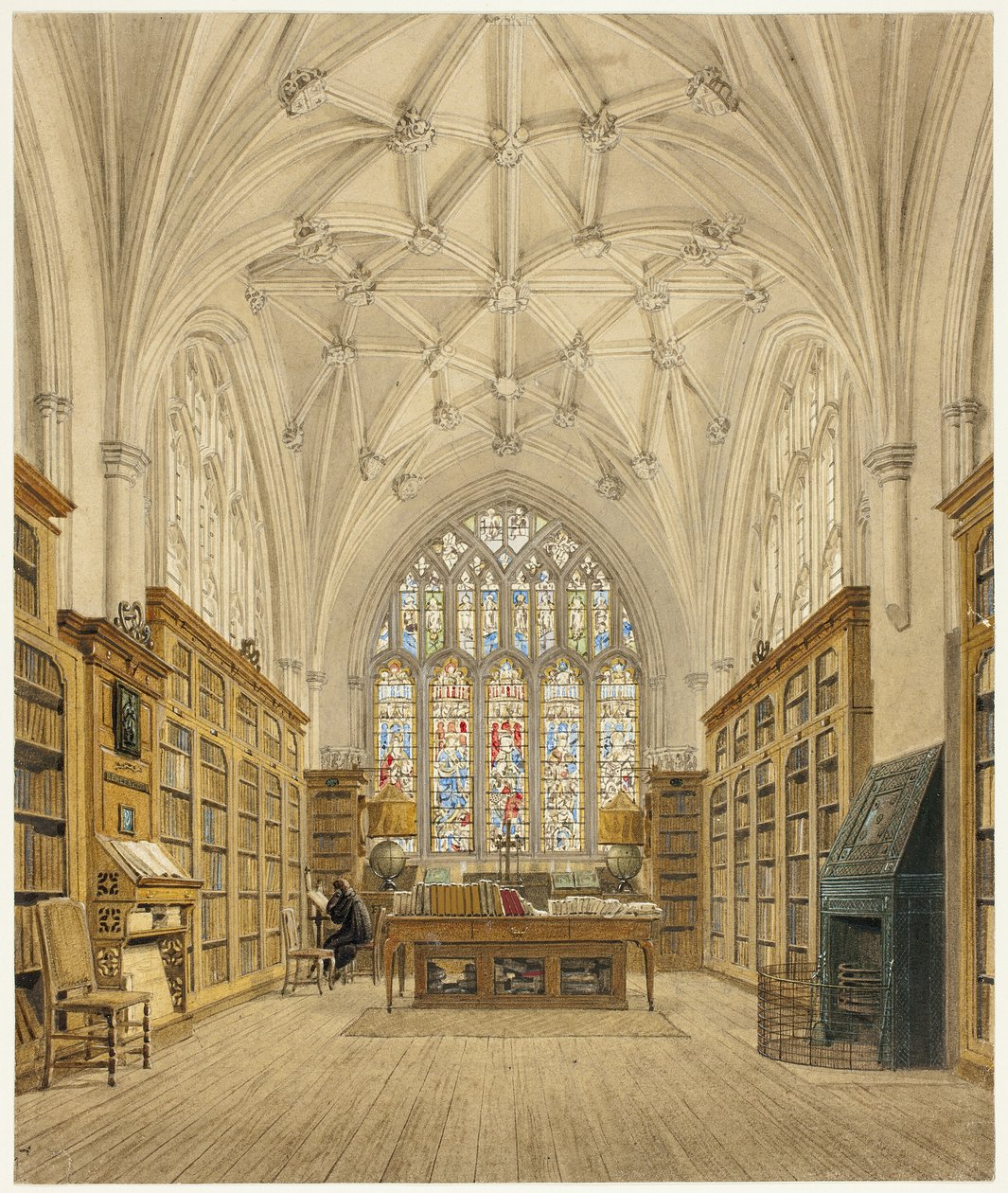 Biblioteca del Colegio Winchester de Frederick Mackenzie