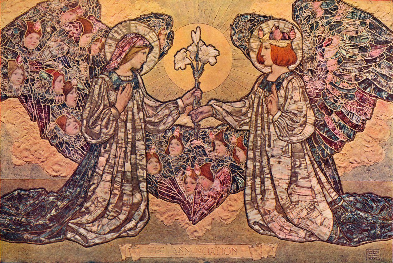 La Anunciación, c1901 de Frederick Marriott
