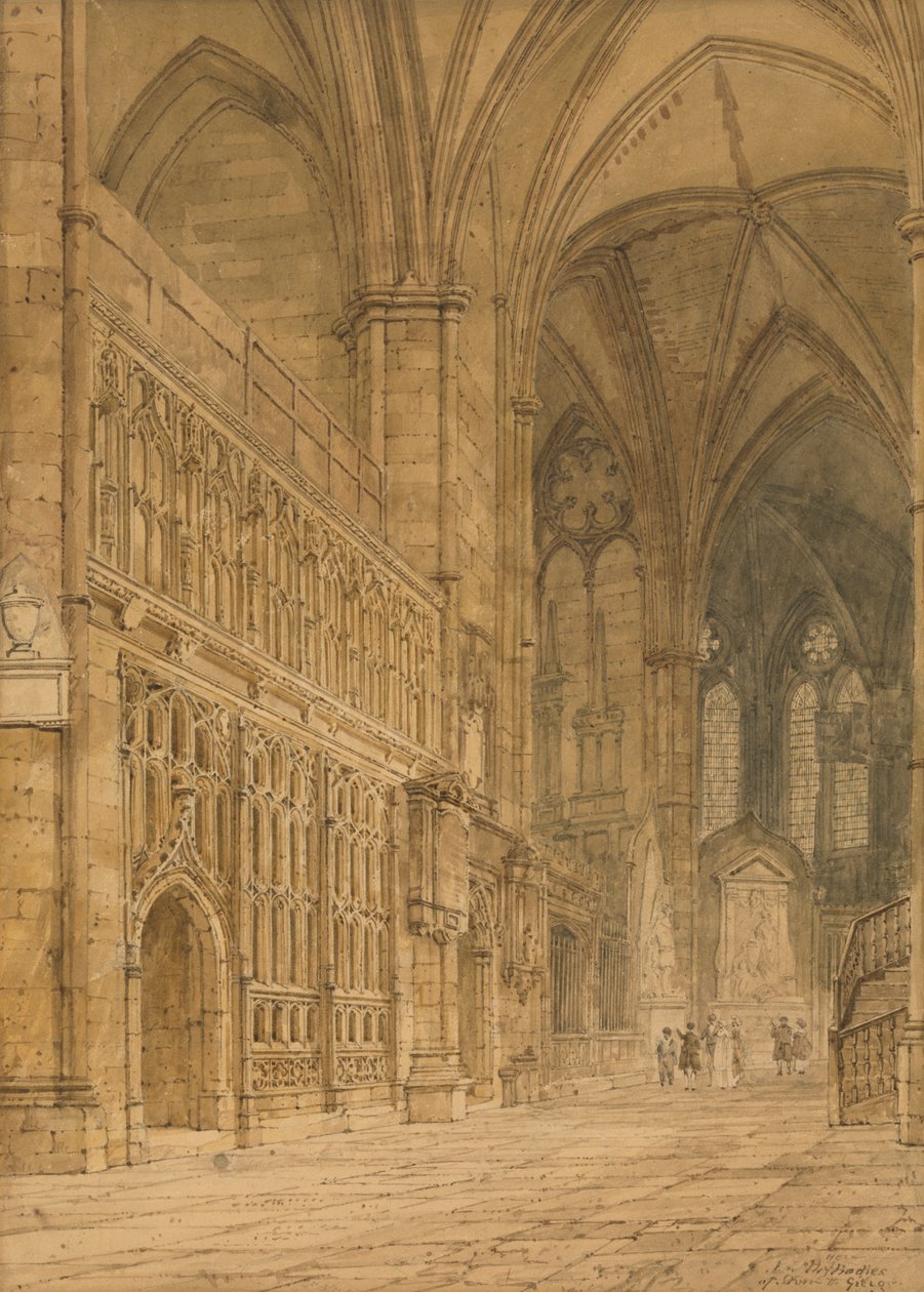 Ambulatorio, Abadía de Westminster de Frederick Nash