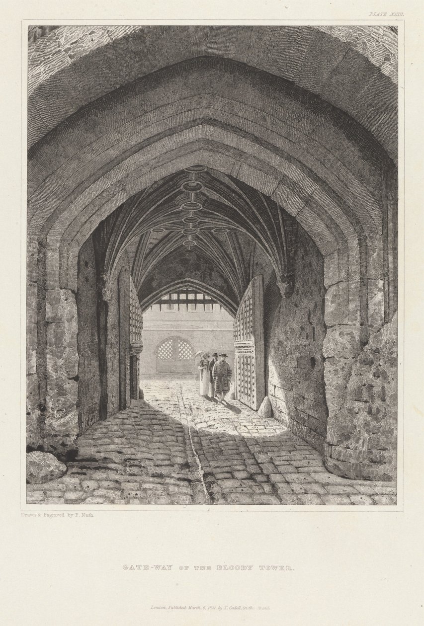 Puerta de la Torre Sangrienta de Frederick Nash