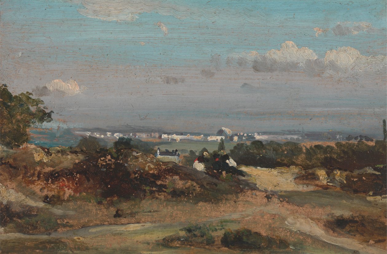 Una vista en Suffolk de Frederick W. Watts