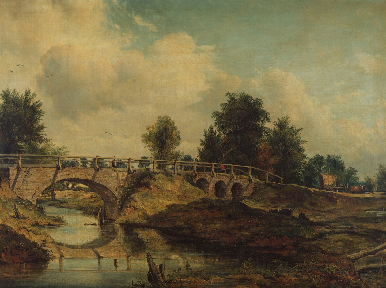 El puente sobre el río Stour de Frederick Waters Watts