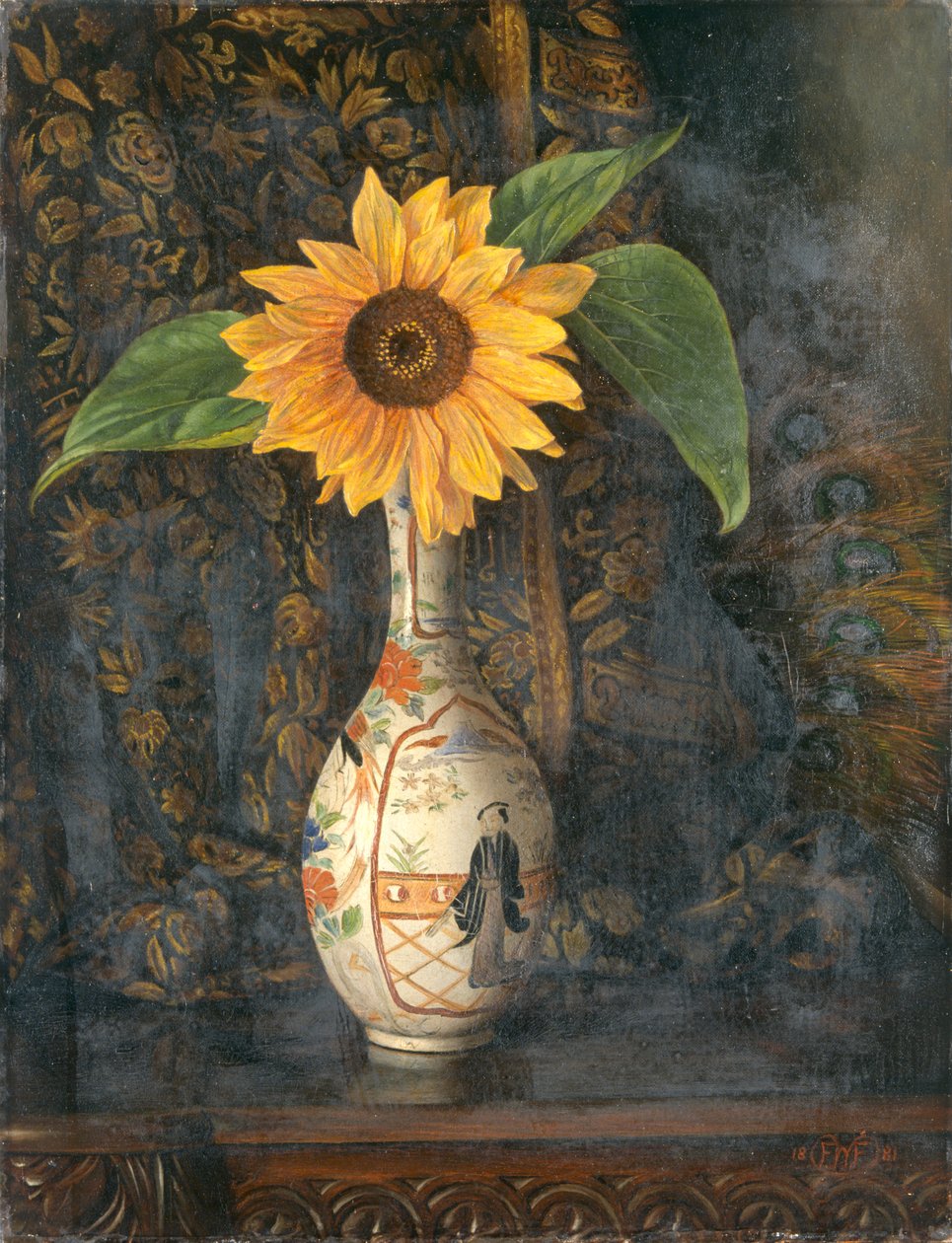 Un girasol de Frederick William Frohawk