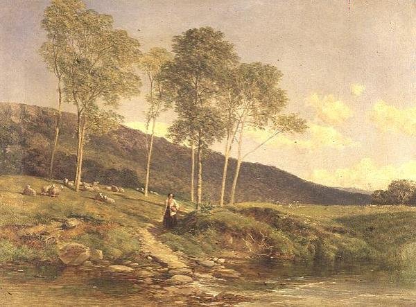 Un camino a través de los prados de Frederick William Hulme